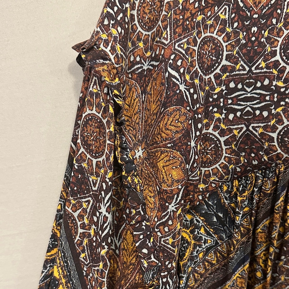 Free People Bohemian Blouse Women’s Small - Picture 7 of 8